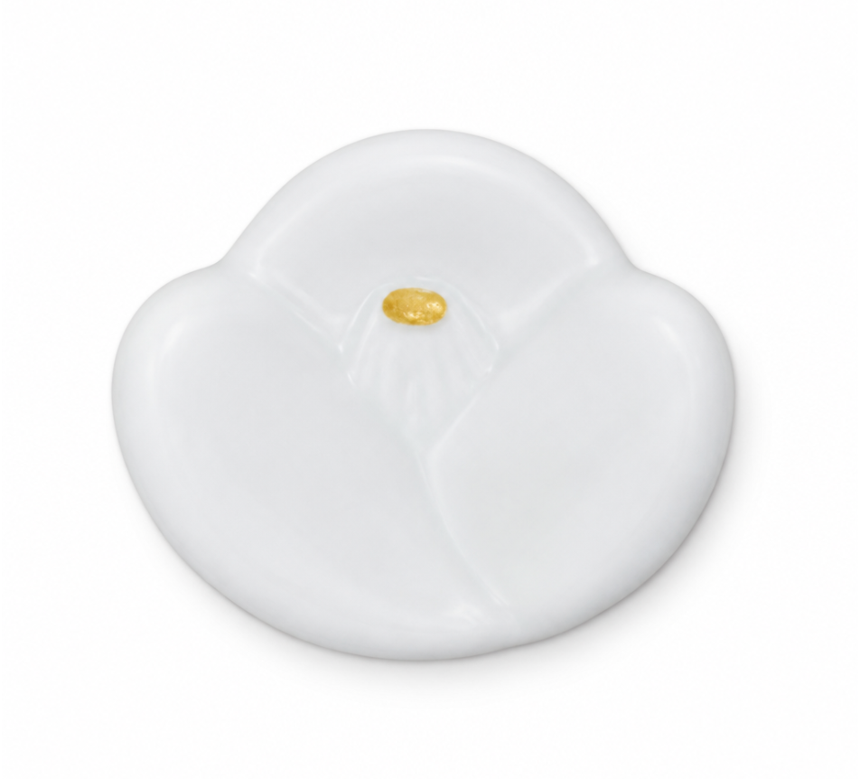 White Camellia Chopstick Rest
