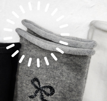 Women's Band-Free Socks - Ribbon (3 colors)