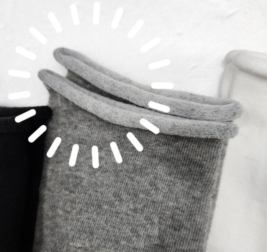 Women's Band-Free Socks - Flower (3 colors)