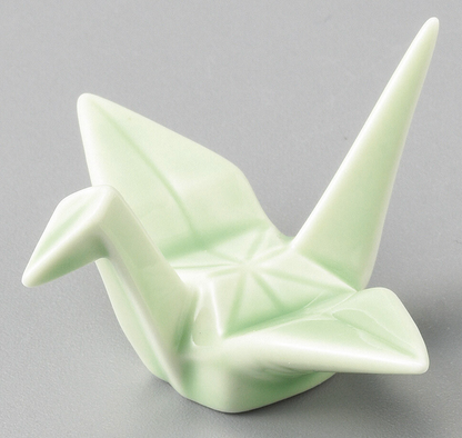 Porcelain Crane Chopstick Rest