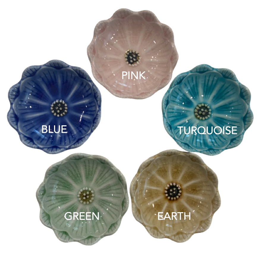 Fiore Dessert Bowl 4 Pcs (5 Colors)