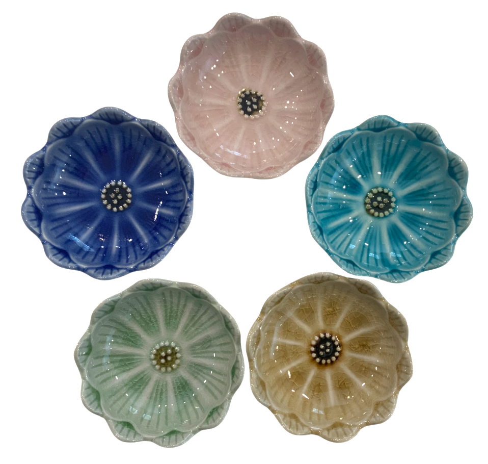 Fiore Dessert Bowl 4 Pcs (5 Colors)