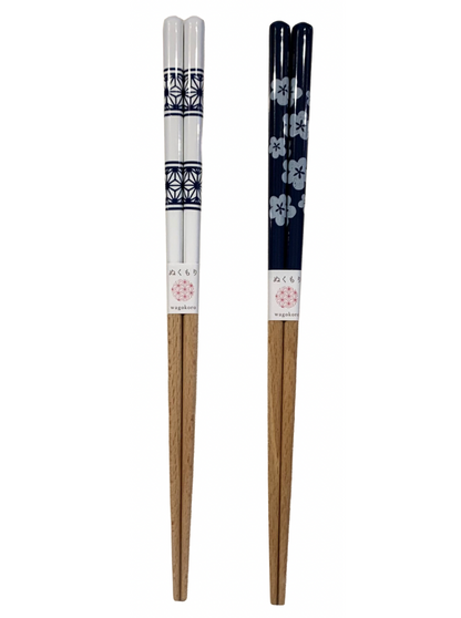 Antibacterial dishwasher-safe chopsticks - plum (2 colors)