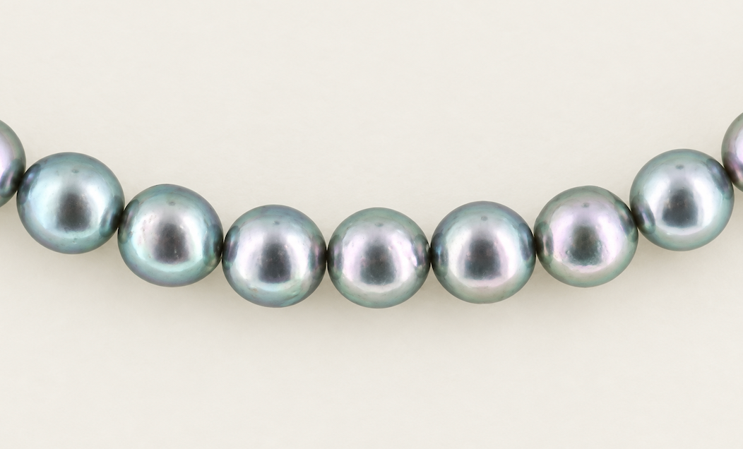 Akoya Black Pearl Necklace, 6.0–6.5 mm, with PSL & EPC Certificates [SPECIAL ORDER | Estimated Pickup: 4+ Weeks]