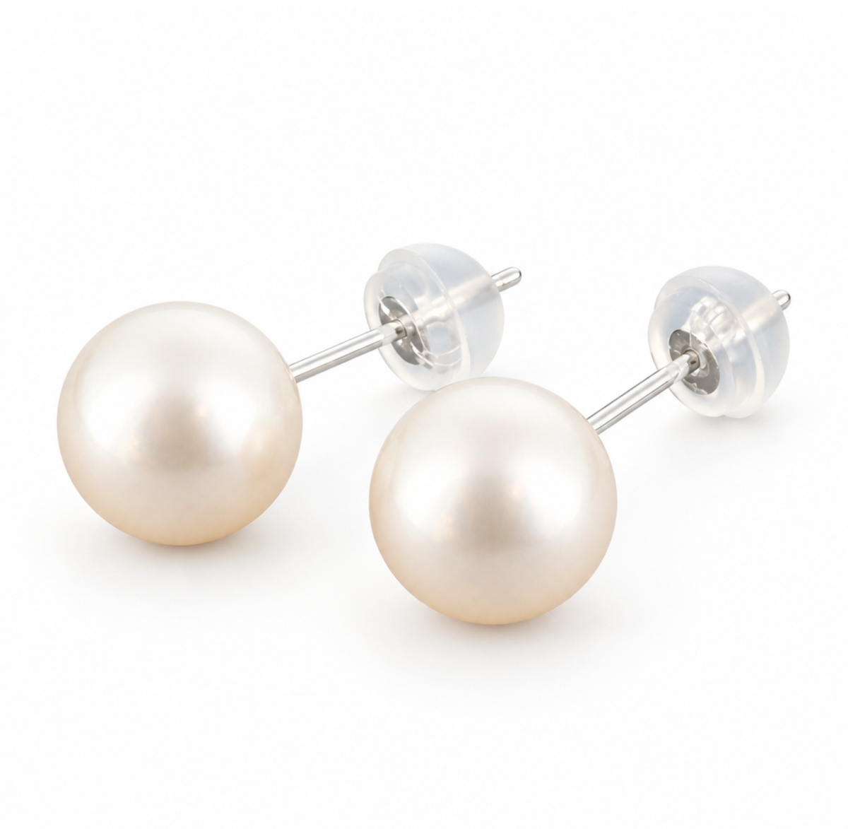 Akoya Pearl Earrings, 8.0–8.5 mm, with PSL Certificate [READY FOR PICKUP]