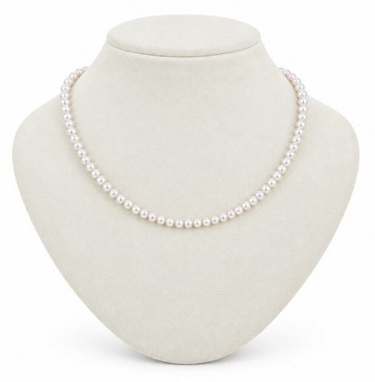 Akoya Pearl Necklace, 5.5–6.0 mm, with PSL & EPC Certificates [SPECIAL ORDER | Estimated Pickup: 4+ Weeks]