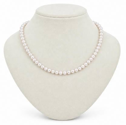 Akoya Pearl Necklace, 6.0–6.5 mm, with PSL & EPC Certificates [SPECIAL ORDER | Estimated Pickup: 4+ Weeks]