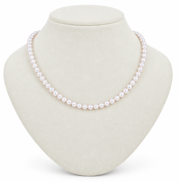 Akoya Pearl Necklace, 7.0–7.5 mm, with PSL & EPC Certificates [READY FOR PICKUP]