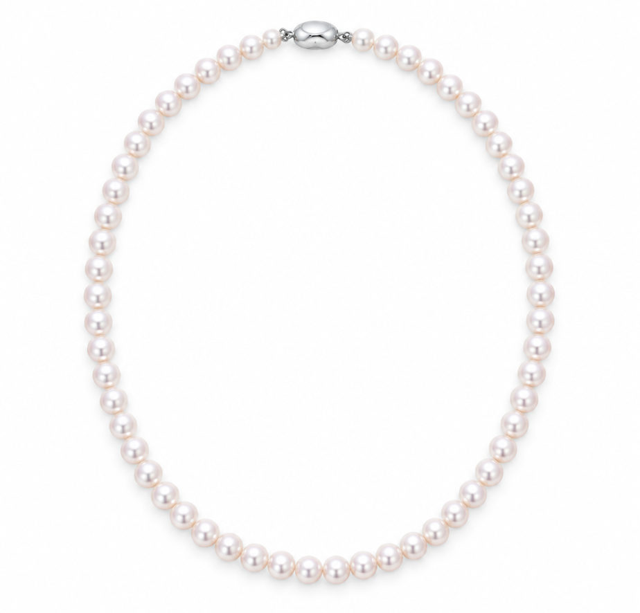 Akoya Pearl Necklace, 7.0–7.5 mm, with PSL & EPC Certificates [READY FOR PICKUP]